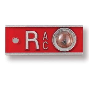X-Ray Markers with Positioning Beads (Aluminum)- Left & Right Set, 1/2" Lead Letters "L" & "R" in Kuwait