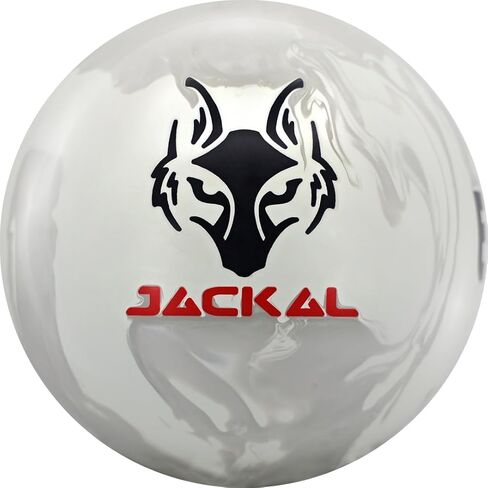 دافع جاكال exj bowling ball | طبعة محدودة | أبيض صلب مع هجين اللؤلؤة الفضية | متاح في 12-16 جنيه in Saudi Arabia