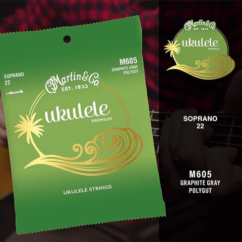 Martin Premium Polygut Strings M625 ، Gauge Graphite Gray Strings in Kuwait