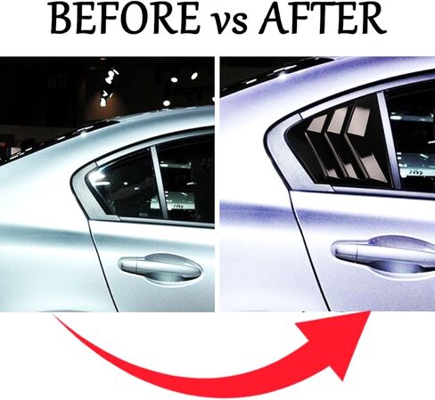 2-PCs لـ Honda Civic 9th سيدان 2012 2013 2014 2015 الملحقات الرياضية السيارات الخارجي مصاريع تزيين الزخرفة الجانبية الخلفية in Kuwait