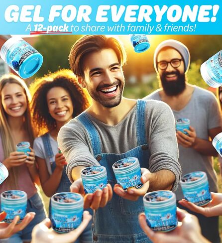 6 Pack, Cleaning Gel for Those Hard to Reach Places, Automotive Cup Holder Electronic Keyboard Office, Slime Gel Cleaner Dust Crumb Removal in Kuwait