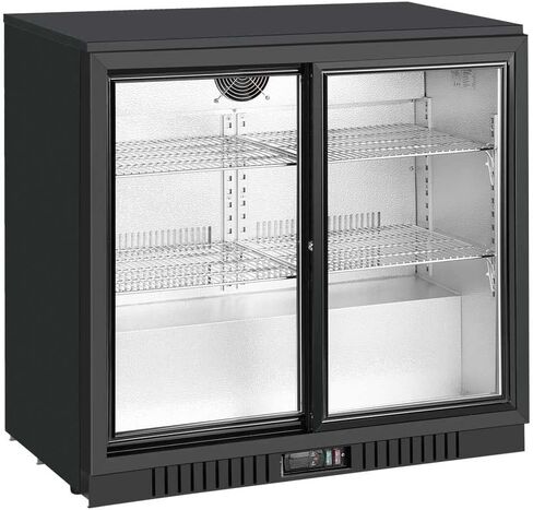 Unity U-BB2 36" Countertop Two Sliding Door Merchandising Bar Cooler (For Commercial Use ONLY) in Saudi Arabia