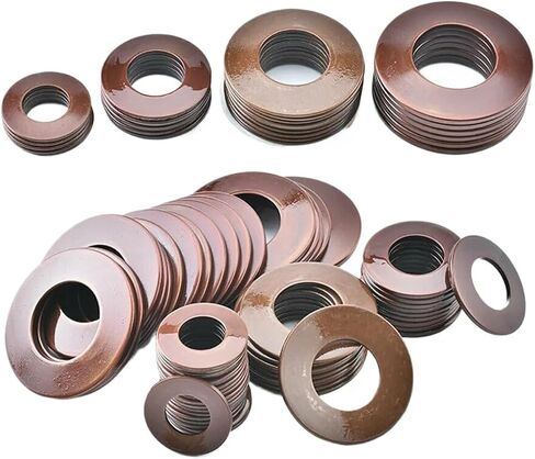 حشية قرص غسالة الربيع-60SI2MNA الصلب ، DIN2093 القياسي ، DIA الخارجي 8MM-140MM ، DIA الداخلي 4.2mm-72mm (29x13x3 (1pc)) in Kuwait