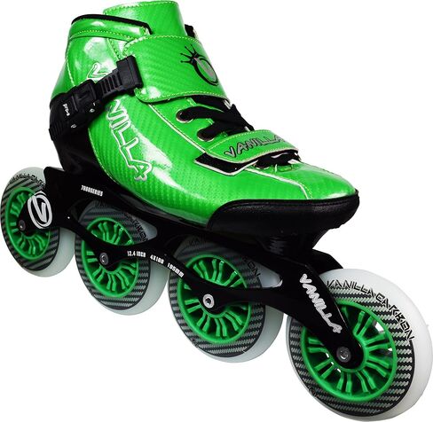 Vanilla Carbon Speed Inline Skates with ABEC-9 Bearings, 85A Urethane Wheels, Heat Moldable, 7000 Series Aluminum Frame in Kuwait