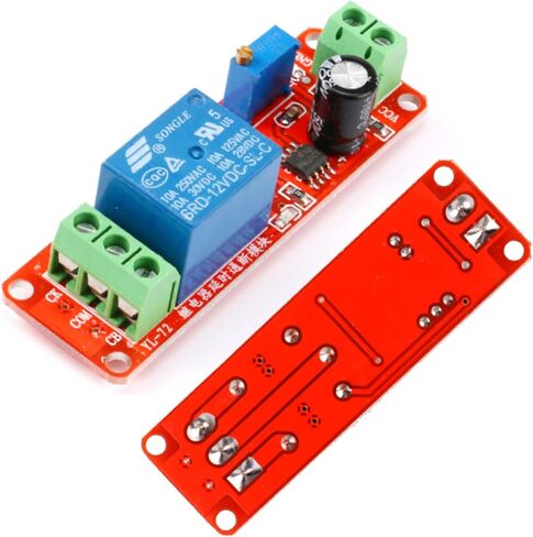 12V Delay Relay Module, Adjustable Timer Delay On/Off Switch, for Smart Car Robot Projects, DIY Automation Essentials Timing Range (On-Off Relay Modules) in Saudi Arabia