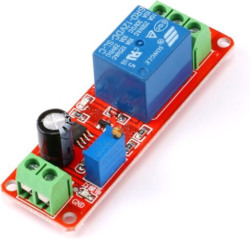 12V Delay Relay Module, Adjustable Timer Delay On/Off Switch, for Smart Car Robot Projects, DIY Automation Essentials Timing Range (On-Off Relay Modules) in Saudi Arabia