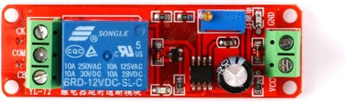 12V Delay Relay Module, Adjustable Timer Delay On/Off Switch, for Smart Car Robot Projects, DIY Automation Essentials Timing Range (On-Off Relay Modules) in Saudi Arabia