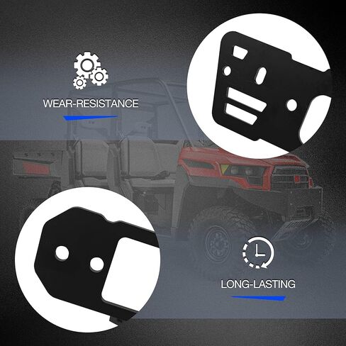 101480 Winch Mount - Compatible with Polaris Ranger XP 1000 Models(2018+) - Polaris Ranger Winch Mount with Black Powder Coated in Kuwait