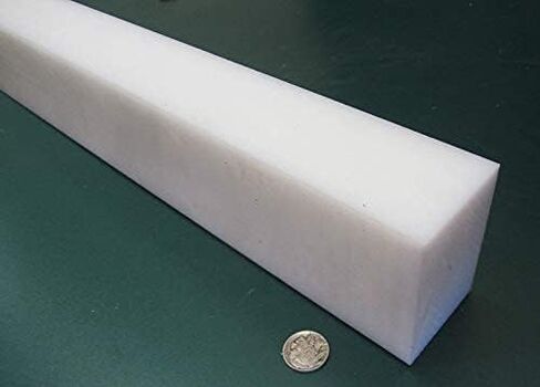 White HDPE (High Density Polyethylene) Rectangular Bar 2.00" (2") x 3.00" (3") x 48" Length in Saudi Arabia