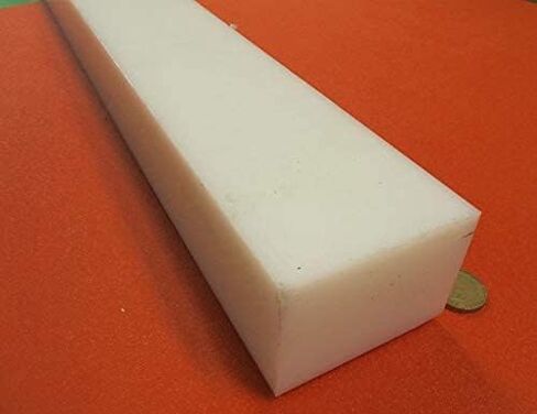 White HDPE (High Density Polyethylene) Rectangular Bar 2.00" (2") x 3.00" (3") x 48" Length in Saudi Arabia