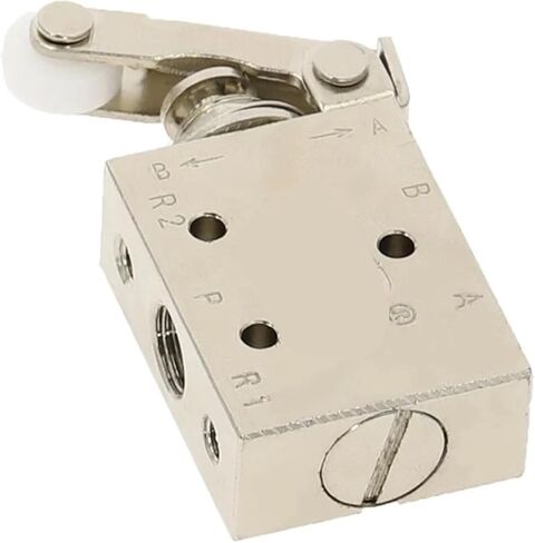 صمام العادم TAC2-41P 2 الموضع 5 طريقة REPRINE SWIVE SWITCH PNEUMATIC Mechanical Valve 1/8 Thread W Pittings Silencer 1PCs (TAC2-41P) in Kuwait