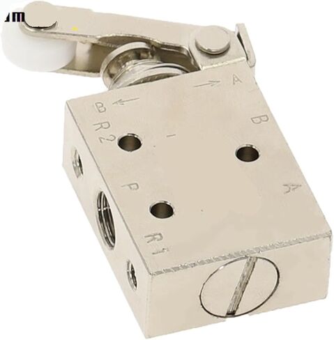 صمام العادم TAC2-41P 2 الموضع 5 طريقة REPRINE SWIVE SWITCH PNEUMATIC Mechanical Valve 1/8 Thread W Pittings Silencer 1PCs (TAC2-41P) in Kuwait