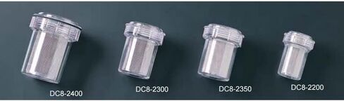 2/Pcs Dental Evacuation Trap Disposable Clear Plastic Canister for Vacstar Disposable Dental Evacuation Suction Trap (2400) in Kuwait