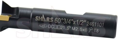 Shars 3/4" Indexable 60 Degree Dovetail Cutter DCMT Insert New 404-8570 ! in Saudi Arabia