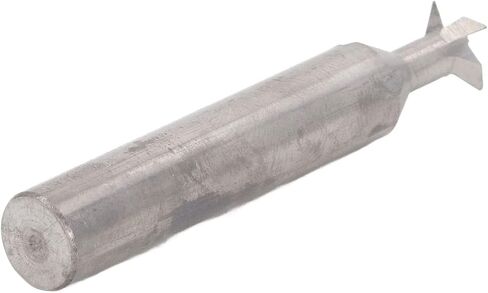 4 Flute Dovetail Milling Cutter Carbide Slotting Tool for Woodworking Easy to Install Efficient Operation Universal Shank (10x60°x60L) in Kuwait