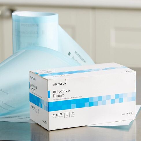 McKesson Autoclave Tubing - Medical Tool Sterilization Tube, Color Changing Steam Indicator, 6 in x 100 ft, 1 Count in Kuwait