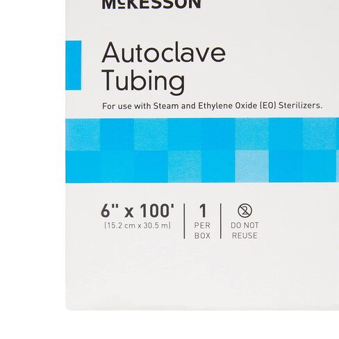McKesson Autoclave Tubing - Medical Tool Sterilization Tube, Color Changing Steam Indicator, 6 in x 100 ft, 1 Count in Kuwait