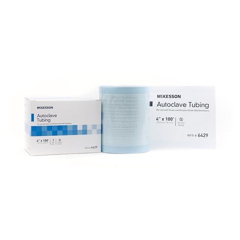 McKesson Autoclave Tubing - Medical Tool Sterilization Tubing, 4 in x 100 ft, 1 Count in Saudi Arabia