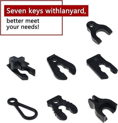 Marine Jet Ski Kill Switch Keys Lanyard ، Universal Outboard Boat Engine Safe Stop Cord Tether Siut for Mercury ، Yamaha ، Tohatsu ، Johnson ، Evinrude ، Suzuki (Universal Fit) in Saudi Arabia