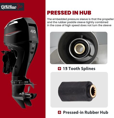 150-300HP مقاوم المقاوم للصدأ المروحة الخارجية FIT Yamaha Motor 14 1/2x19،14 1/2x17،14x19،13 3/4x17،13 3/4x21،15 spline tooth ، RH in Kuwait