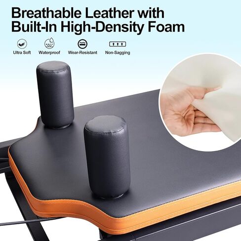 Pilates Reformer,Dpiolrcag Foldable Pilates Machine & Equipment for Home Use and Gym Workout, Suitable for Advanced and Beginners Users, Up to 250 lbs Weight Capacity in Saudi Arabia
