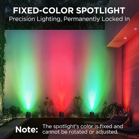 InnoGear Solar Outdoor Lights, Solar Lights Outdoor Waterproof Solar Spot Lights Outdoor Spotlight for Yard Landscape Lighting Wall Lights Auto On/Off for Pathway Garden, Pack of 6 (Warm White) in Kuwait
