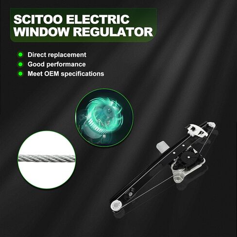 SCITOO Front Right Passenger Side Power Window Regulator Motor Fit for 2000-2006 for BMW X5,2003-2012 for Land Rover for Range Rover,742-912 in Saudi Arabia