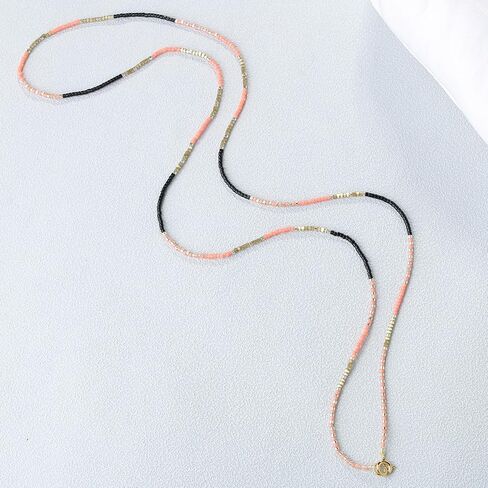 KELITCH Classic Miyuki Beaded Necklaces Tiny String Thin Strand Neckalces For Women in Saudi Arabia