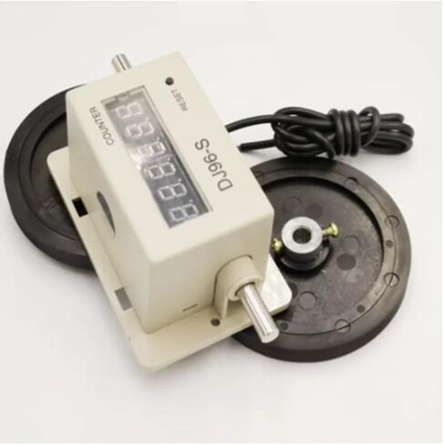 Cokyis Meter Counter DJ96-S الطول عداد النسيج النسيج العداد الرقمي العداد DC 12V/DC24V/AC110V/AC 220V (اللون: DC12V) in Saudi Arabia