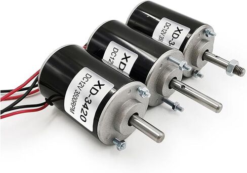 12 فولت/24V المغناطيس الدائم DC محرك 30W عالي السرعة CW/CCW محرك العتاد XD-3420 3500RPM/7000 دورة في الدقيقة محرك عكس القابل للتعديل (اللون: TYPE1 ، الحجم: 24V 7000 دورة في الدقيقة) in Saudi Arabia