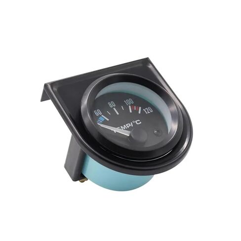 Cokyis Black Car Auto Digital LED درجة حرارة درجة حرارة المقياس مجموعة درجة الحرارة 40-120 درجة أسود السيارات الرقمية المؤدية in Kuwait