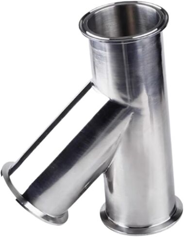 19mm 25mm 32mm 38mm 45mm 51mm 57mm 63mm (3/4"-2.5") Stainless Steel SS304 3 Way T/Y/R Ferrule 1.5" 2"OD50.5-77.5MM Fit 1.5"-2.5" Tri Clamp(Silver,38mm x Ferrule 50.5) in Saudi Arabia