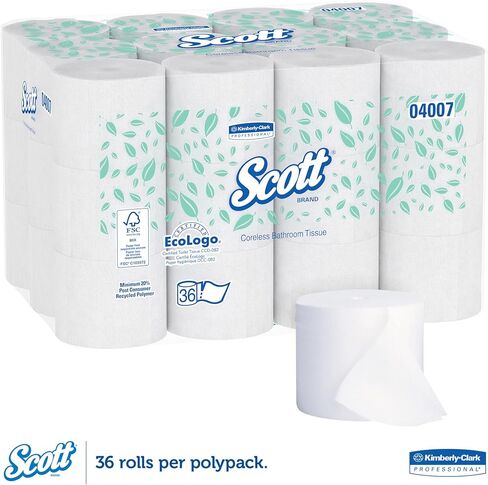 Scott® 2-Ply Bathroom Tissue, 1,000 Sheets Per Roll, Carton Of 36 Rolls in Saudi Arabia