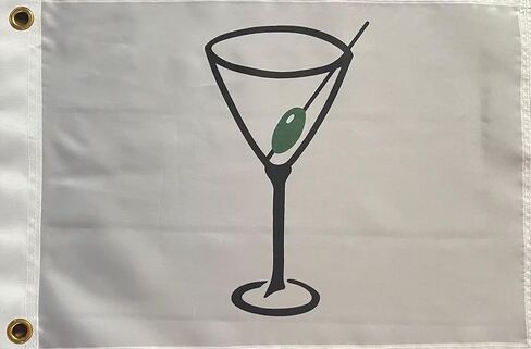 HSTENXY12 x 18 Inch Boat Flag, Fishing Flag, Suitable For Outdoor, Party and Other Occasions, with 2 Brass Washers (Playtime) in Kuwait