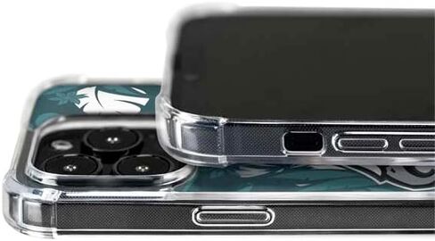 Skinit Phone Case Compatible with MagSafe iPhone 15 Pro - Officially Licensed NFL Philadelphia Eagles Tropical Print Design in Saudi Arabia