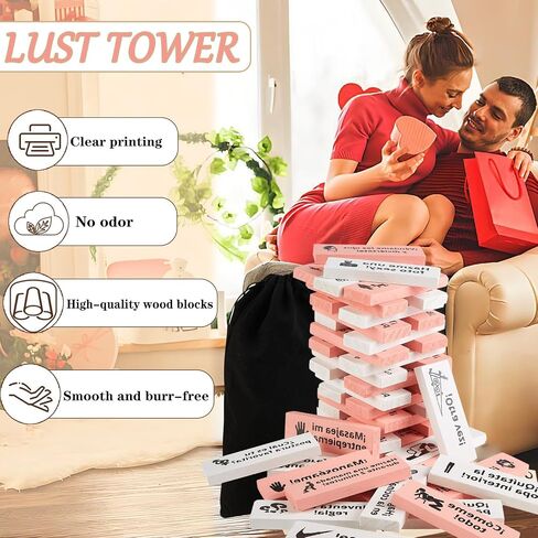 لعبة Tower Tower Block Tower Game ، لعبة Tower Tower Super Naughty ، لعبة فالنتين تراجع تراهن الكتل ، (48 ٪) in Saudi Arabia