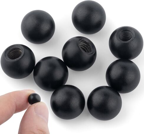 10pcs M4 × 9 مم مقبض غطاء الخيط ، غطاء المسمار الغطاء الكربوني الصلب ، غطاء المسمار الزخرفي لغطاء الإضاءة الإضاءة ، أغطية مقبض الكرة السوداء لزخرفة المصباح ، الحرف اليدوية. in Saudi Arabia