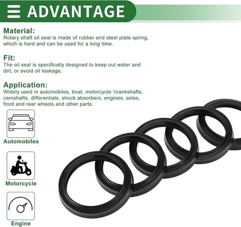Universal Oil Seal LBH Seal Ring Rotary Shaft Seal 35x43x5mm High Pressure NBR Rubber Black 5 Pcs in Saudi Arabia
