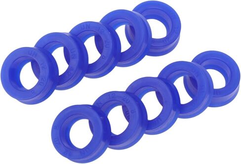 Universal Oil Seal UN Lip Seal Ring Rotary Shaft Seal 12x20x8mm High Pressure TPU Blue 10 Pcs in Saudi Arabia
