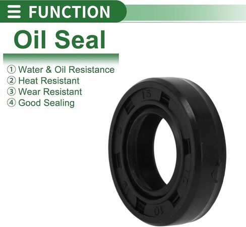 Universal Oil Seal UN Lip Seal Ring Rotary Shaft Seal 12x20x8mm High Pressure TPU Blue 10 Pcs in Saudi Arabia