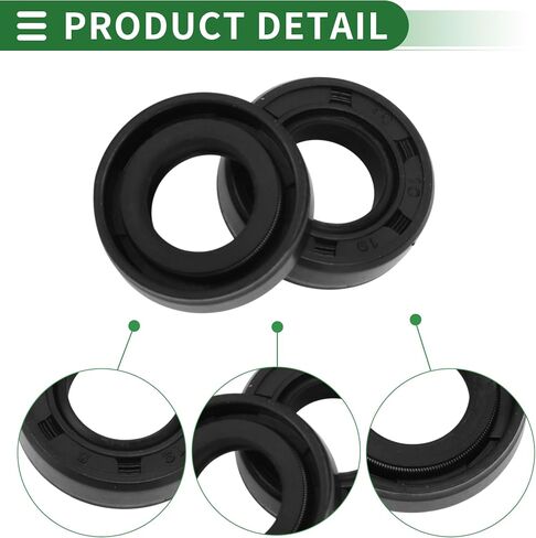 Universal Oil Seal UN Lip Seal Ring Rotary Shaft Seal 12x20x8mm High Pressure TPU Blue 10 Pcs in Saudi Arabia