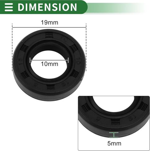 Universal Oil Seal UN Lip Seal Ring Rotary Shaft Seal 12x20x8mm High Pressure TPU Blue 10 Pcs in Saudi Arabia