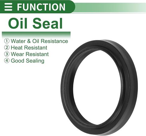 Universal Oil Seal LBH Seal Ring Rotary Shaft Seal 35x43x5mm High Pressure NBR Rubber Black 5 Pcs in Saudi Arabia