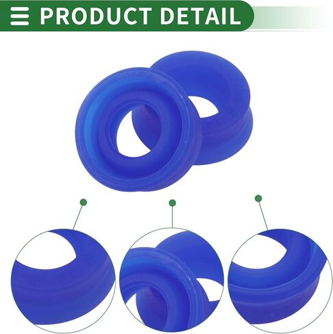 Universal Oil Seal UN Lip Seal Ring Rotary Shaft Seal 12x20x8mm High Pressure TPU Blue 10 Pcs in Saudi Arabia