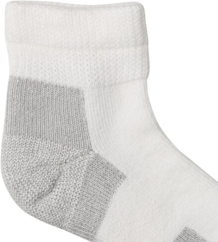 Thorlos JMX Max Cushion الجوارب في الكاحل ، White/Navy (حزمة زوج 3) ، LG (حذاء الرجال 9-12.5 ، حذاء المرأة 10.5-13) in Kuwait