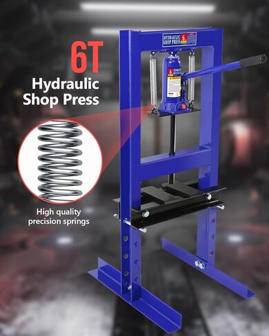 20 طن من المتجر الهيدروليكي ، مكبس الحامل الأرضي H-Frame للمرآب والمعادن ، ارتفاع قابل للتعديل (4.7 "-32.3") مع لوحات ختم-مثالية للانحناء ، الاستقامة ، المحمل/إزالة المفصل U. in Kuwait