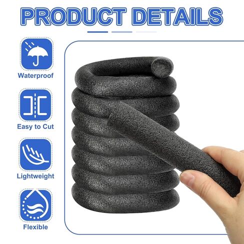 Patikil 7/8 Inch (22mm) قطر × 229.7 قدم قضيب عائد للفجوات والمفاصل ، حبل الرغوة سد Crack Choint Roll Seal Stric in Saudi Arabia