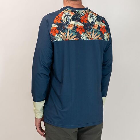 Handup Ventop Long Sleeve Mtb Jersey - قميص خفيف الوزن ، قميص خفي - جيب - قميص درب الجبال الجبلي in Kuwait