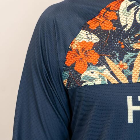 Handup Ventop Long Sleeve Mtb Jersey - قميص خفيف الوزن ، قميص خفي - جيب - قميص درب الجبال الجبلي in Kuwait