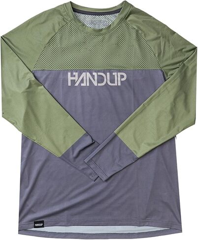 Handup Ventop Long Sleeve Mtb Jersey - قميص خفيف الوزن ، قميص خفي - جيب - قميص درب الجبال الجبلي in Kuwait